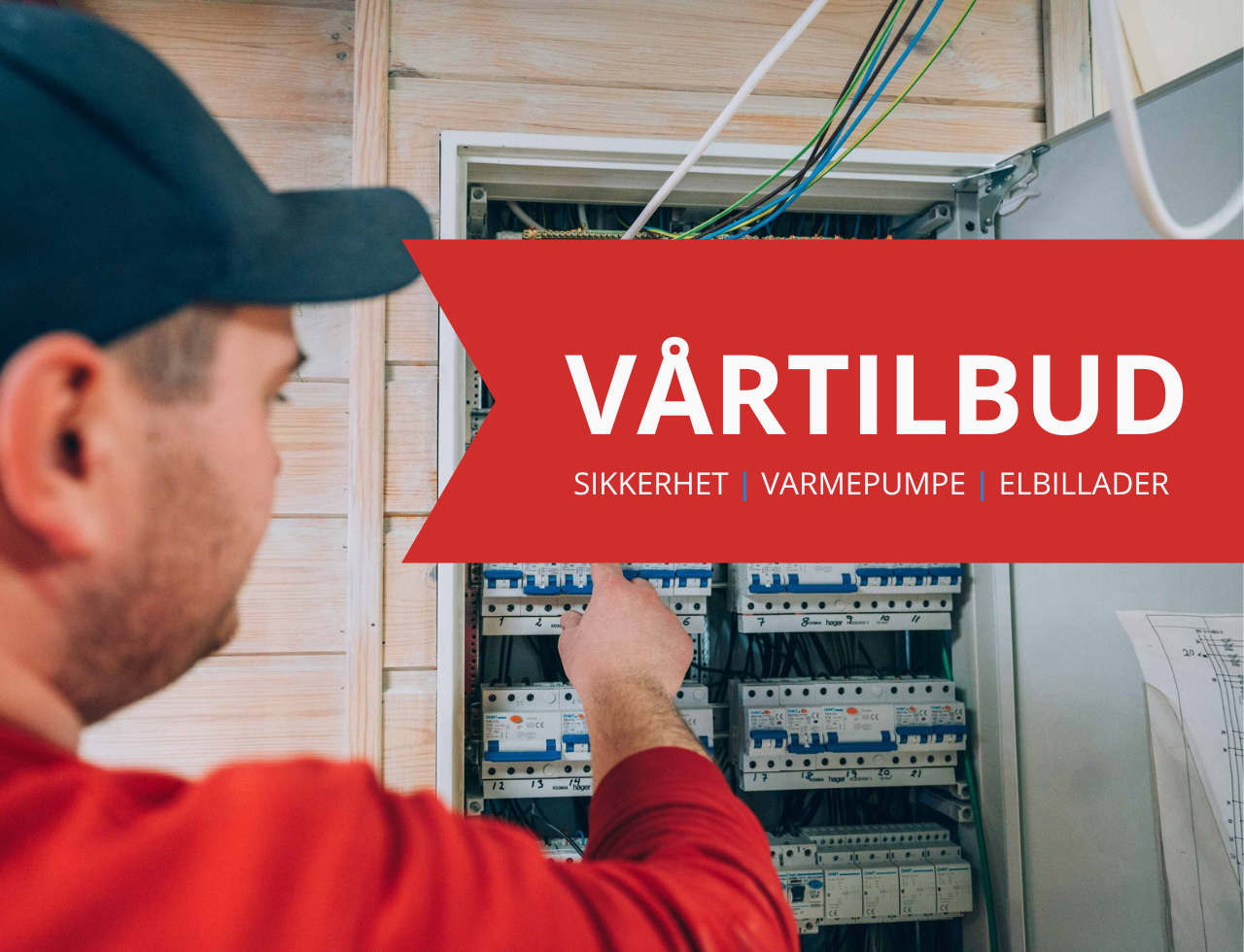 VÅR- OG SOMMERKAMPANJE | varmepumpe og aircondition | elbillader | el-sjekk og sikringsskap